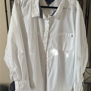 Tommy Hilfiger Classic White Button-Down Shirt